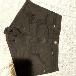 Black shorts